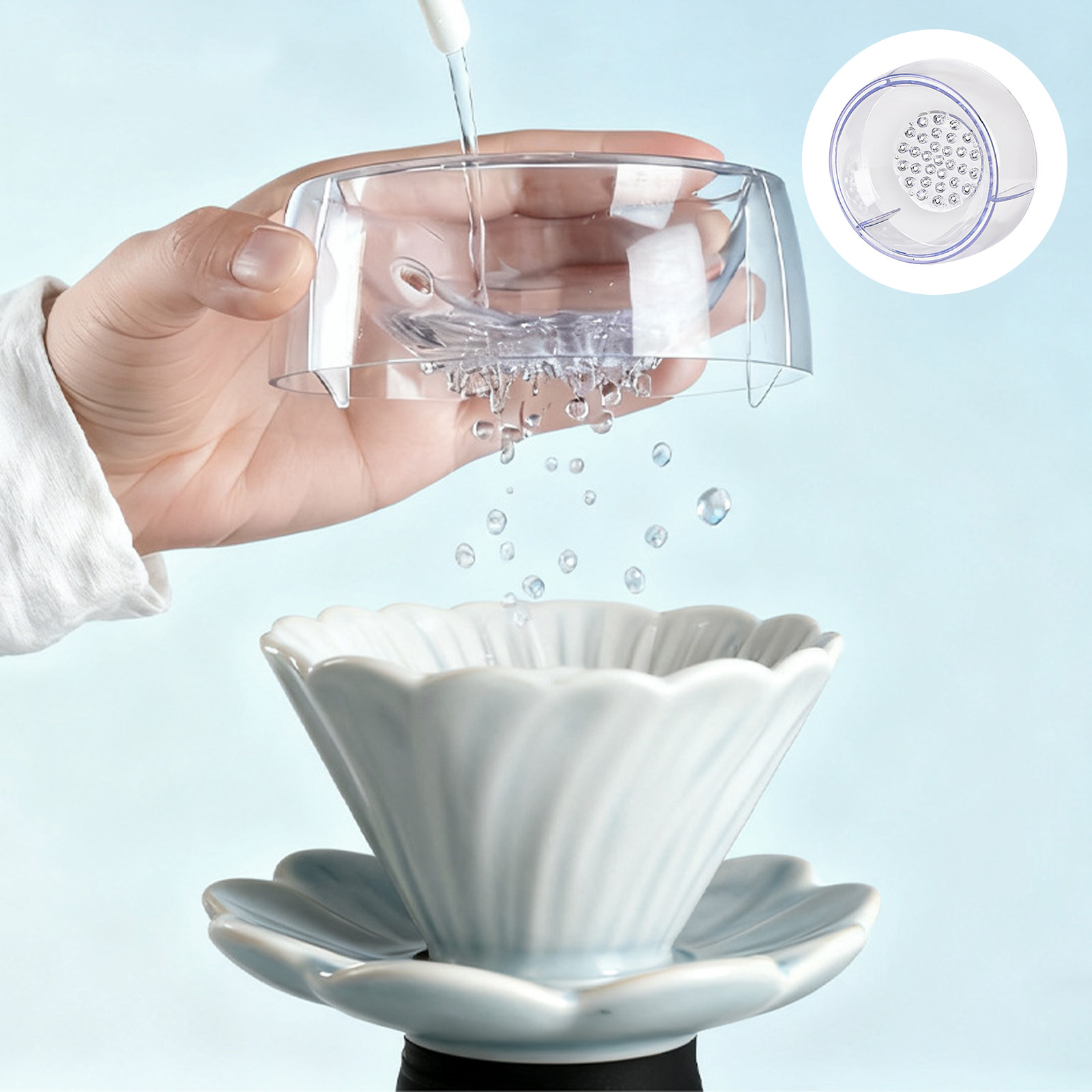 أداة تقطير القهوة المنزلية - م - مراجعة Home Bathroom Water Filter وسعره