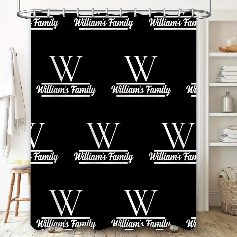 تخصيص شخصية الحمام دش الستار م - مراجعة Home Bathroom Name وسعره