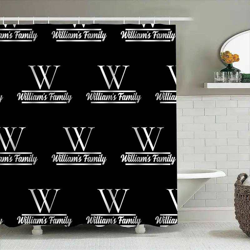 تخصيص شخصية الحمام دش الستار م - مراجعة Home Bathroom Name وسعره