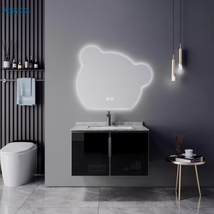 خزانة حمام بتصميم عصري مع مرآة - مراجعة Home Living Bathroom Vanity وسعره
