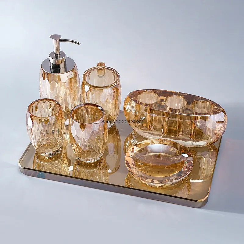 طقم مستلزمات حمام كريستالي فاخ - مراجعة Zara Home Bathroom وسعره