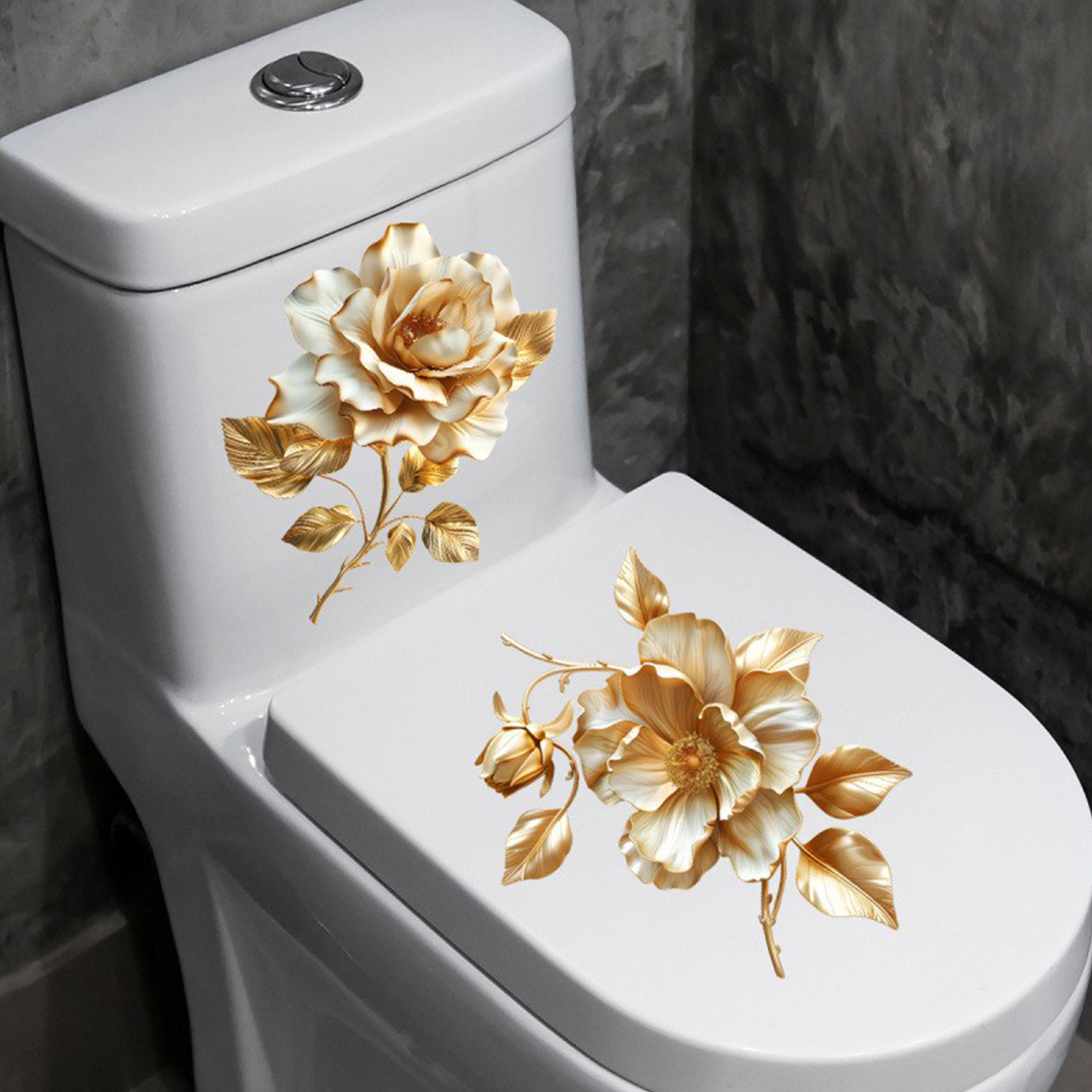 قطعتان من ملصقات الحمام ذات ال - مراجعة Home Of The Year Bathroom وسعره