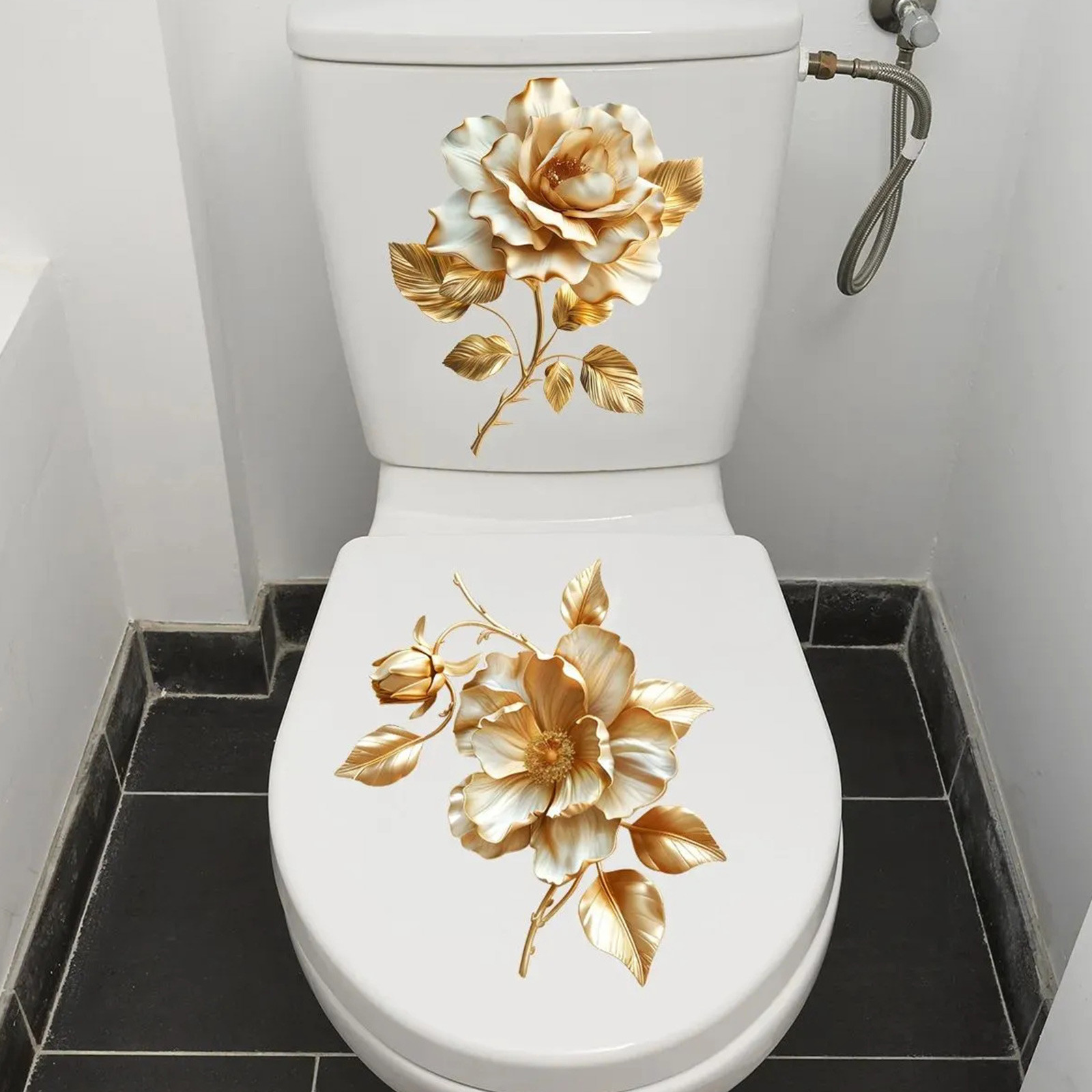 قطعتان من ملصقات الحمام ذات ال - مراجعة Home Of The Year Bathroom وسعره