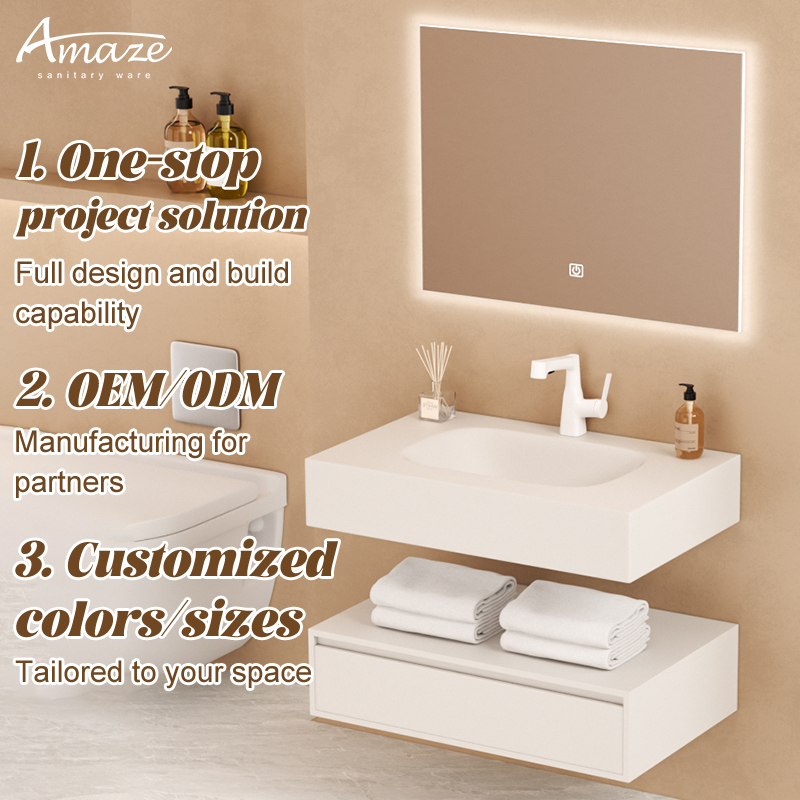 خزانة حمام فاخرة قابلة للتخصيص - مراجعة Home Living Bathroom Vanity وسعره