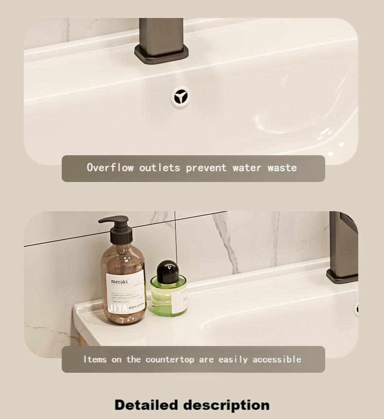 خزانة حمام مخصصة قائمة على الأ - مراجعة Home Living Bathroom Vanity وسعره